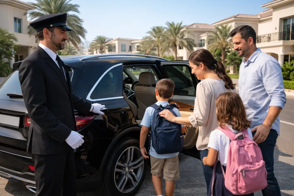 school pickup and drop off